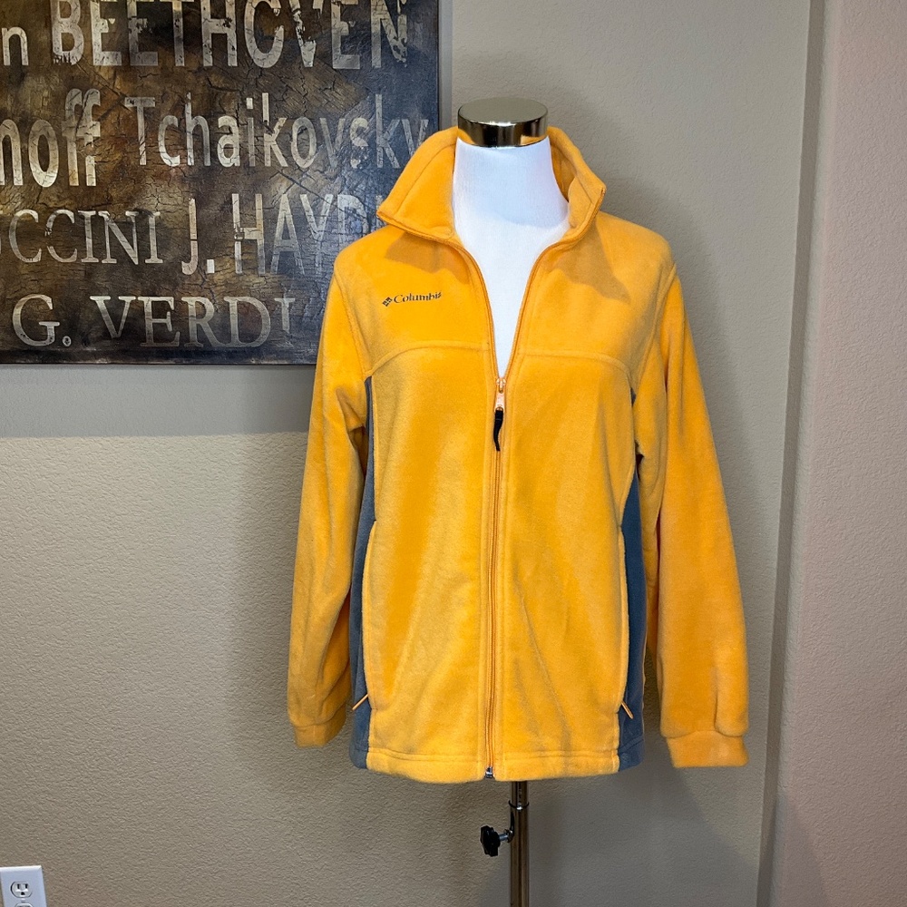Columbia Orange Fleece Jacket